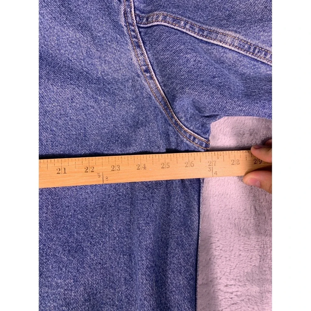 Vintage 90s Levi's Mens XL Blue Denim Trucker Jacket Adjustable Waist Tabs